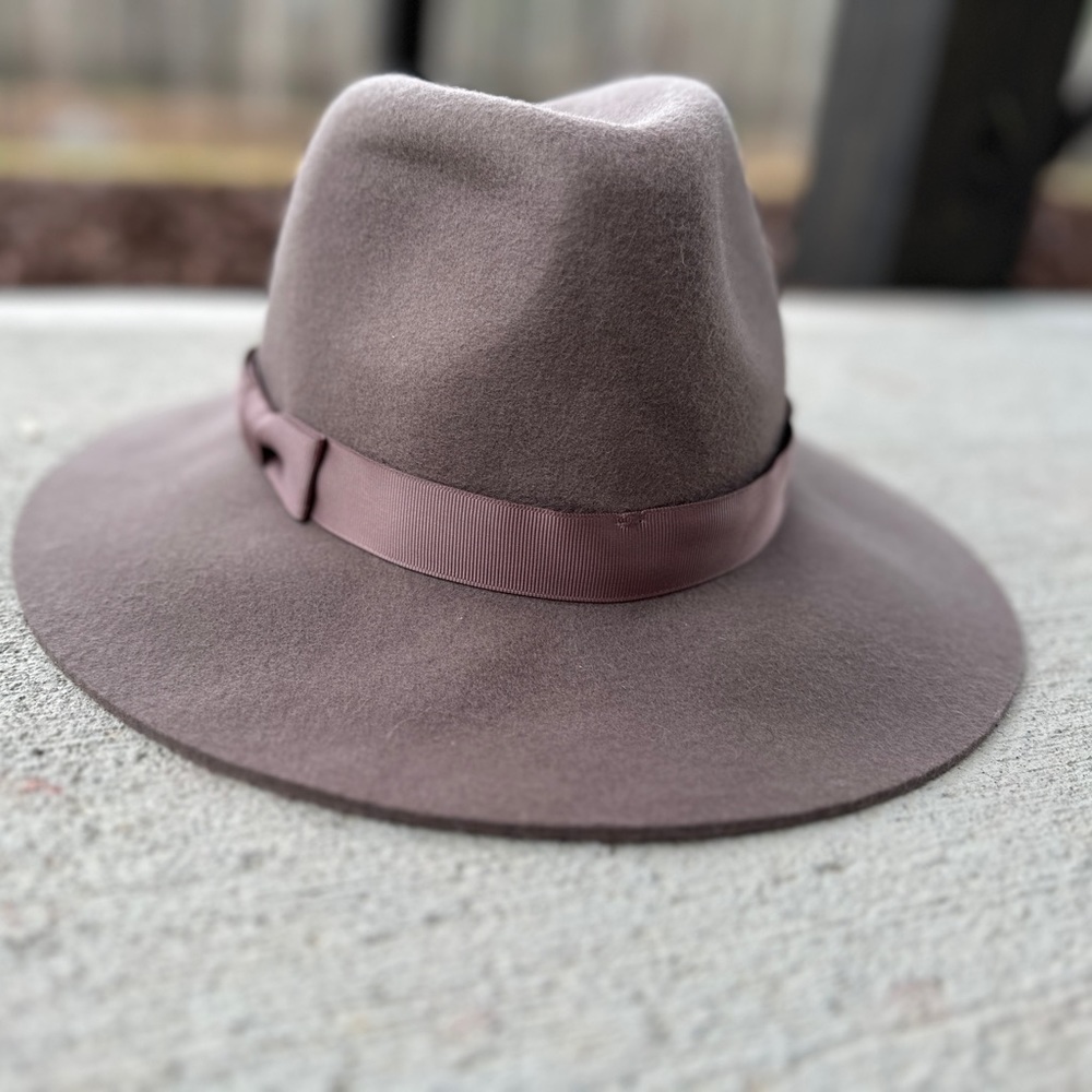 Grey Tan wool fedora